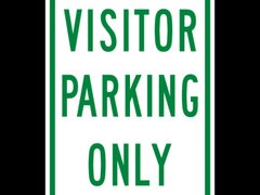 Visitor Parking Only Sign